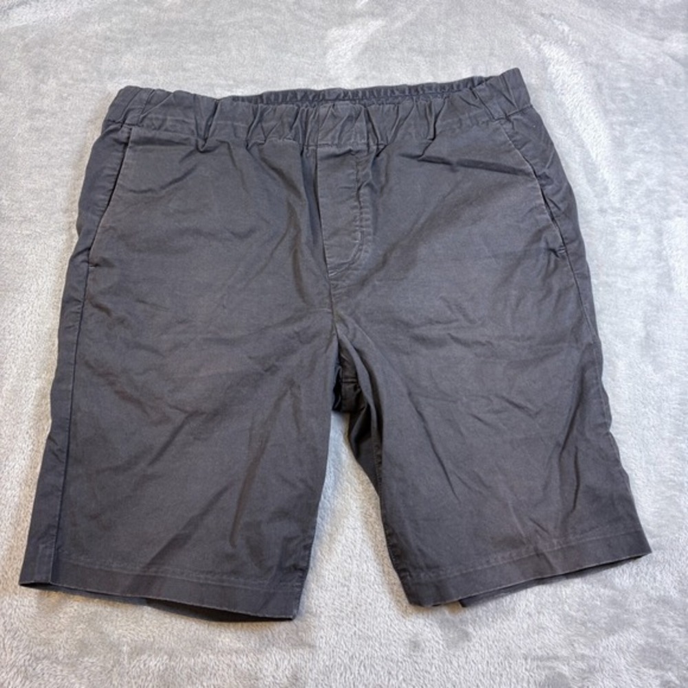 J‎ Brand Shorts Mens 32 Gray Chinos Stretch Drawstring Indigo Dye
